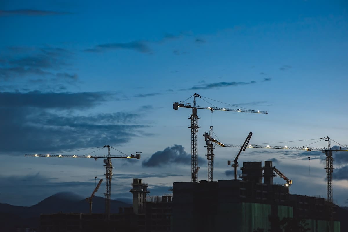Obra de construcción de gran escala